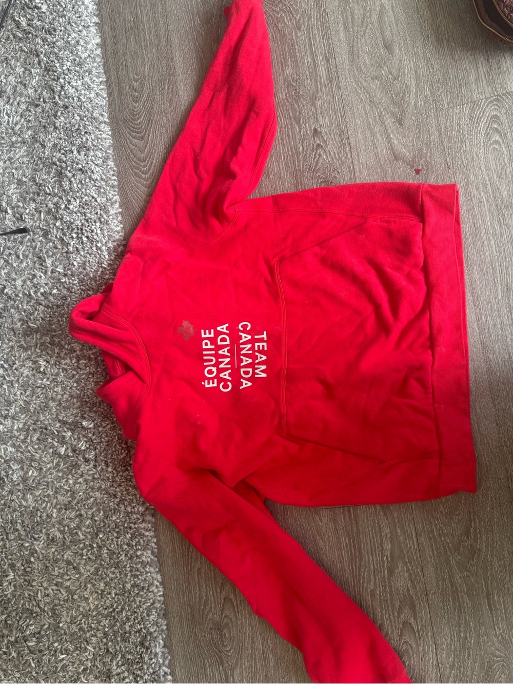 Team Canada Women’s Red Hoodie Sweatshirt